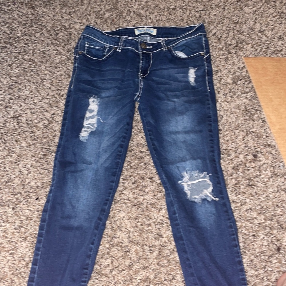 Paris blue jeans lightly worn size 7